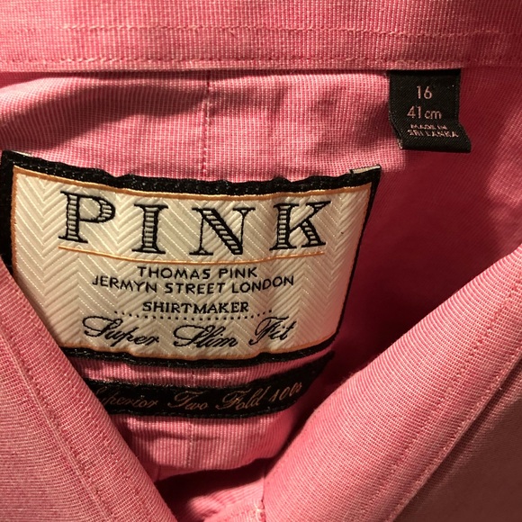 Pink Shirtmaker Thomas Pink Jacket Thomas Pink Dress Shirt Super